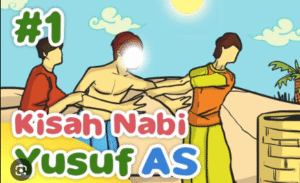 Ilustrasi Nabi Yusuf AS dengan pakaian tradisional