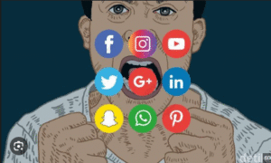 Remaja menghadapi godaan media sosial dan konten negatif sambil berusaha jaga iman