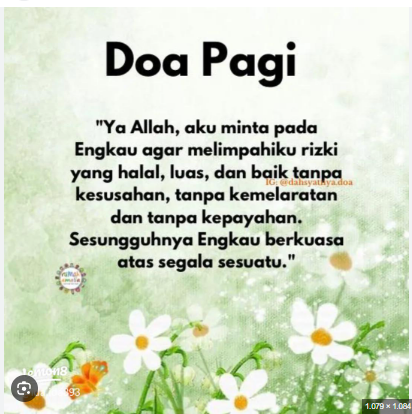 doa pagi